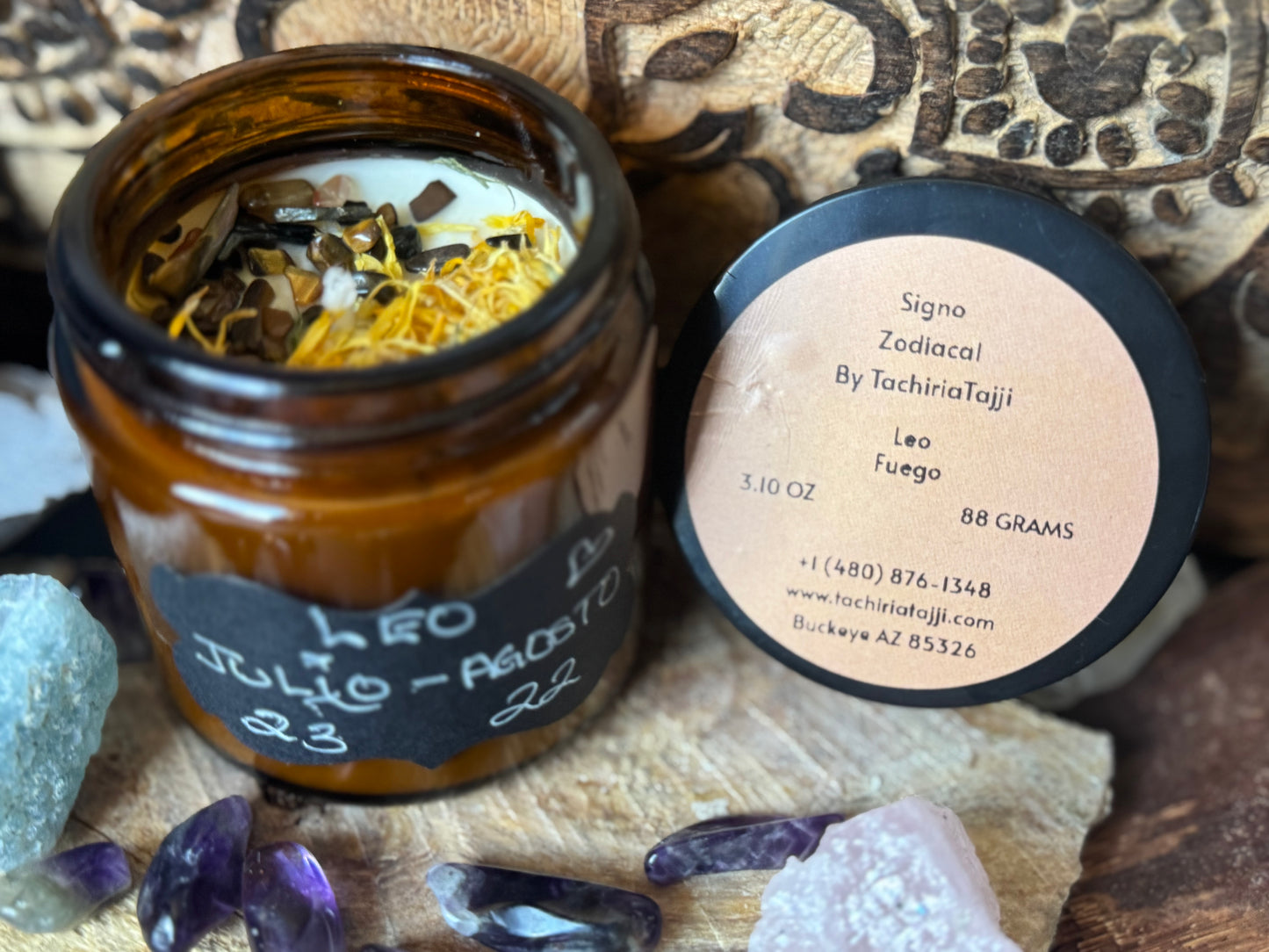 ♌️ Vela Zodiaco Leo El Sol Encantado