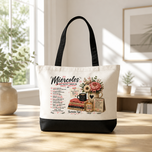Bolsa tote Miércoles Motivación Diaria