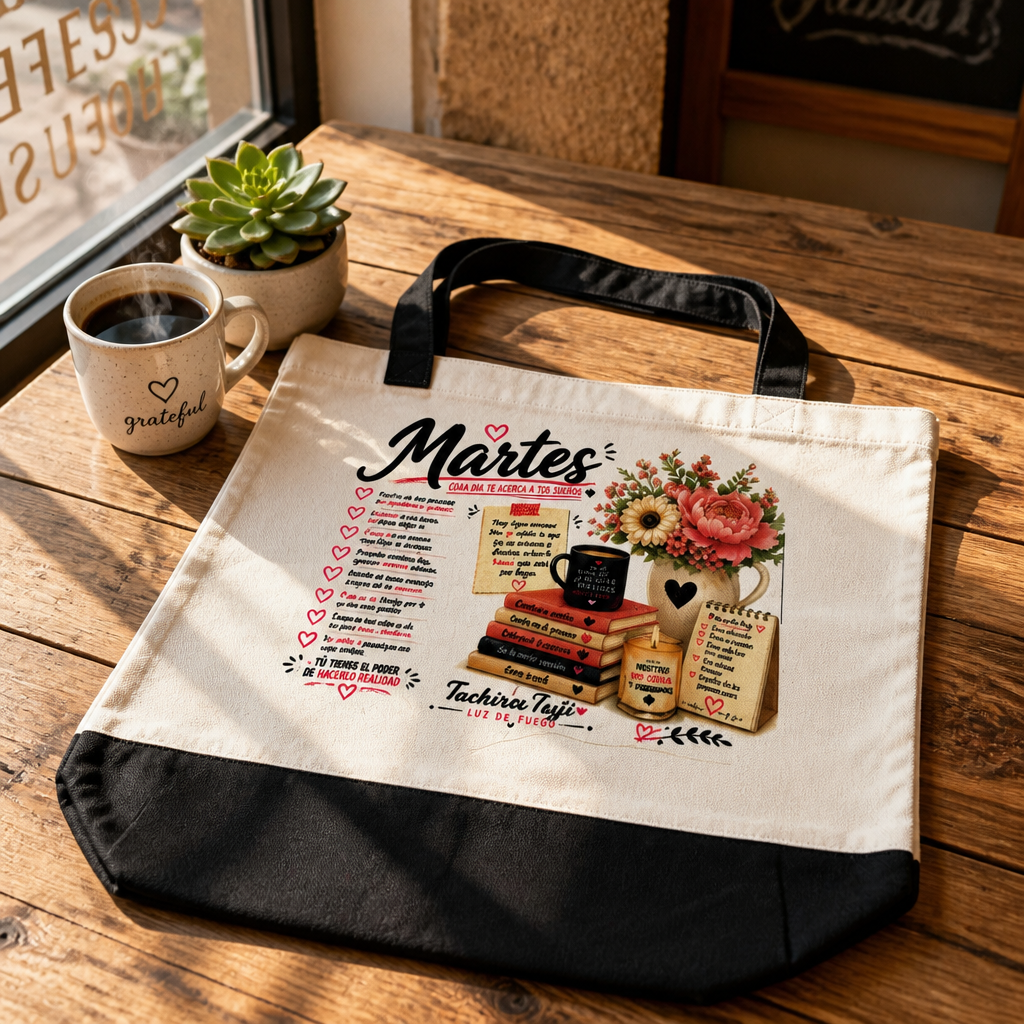 Bolsa tote Martes Motivación Diaria
