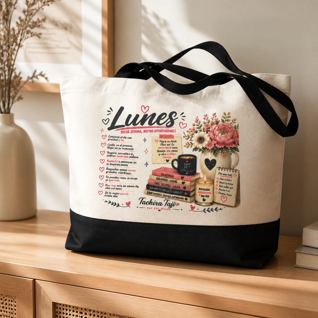 Bolsa tote Lunes Motivación Diaria