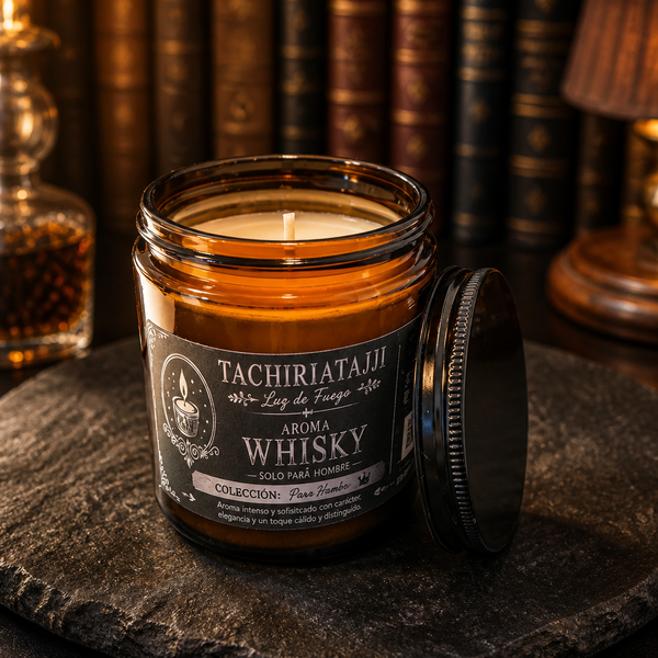 Vela Aromática Whisky – Colección para Hombre