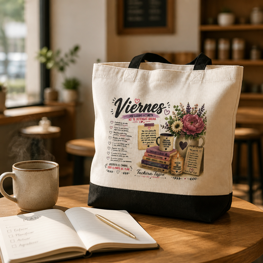 Bolsa tote Viernes Motivación Diaria