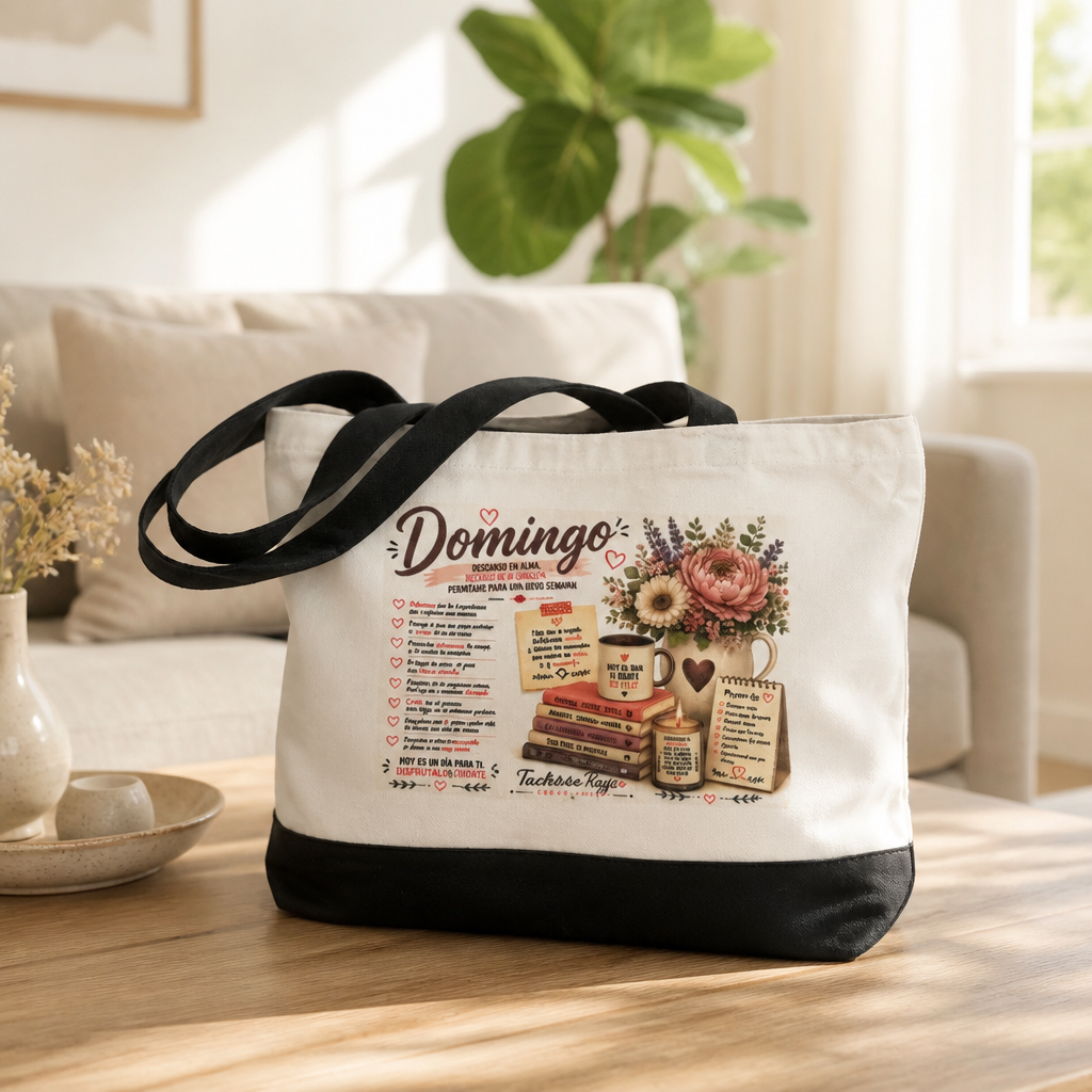 Bolsa tote “Domingo Motivación Diaria