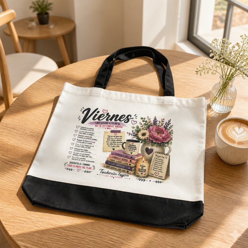 Bolsa tote Viernes Motivación Diaria