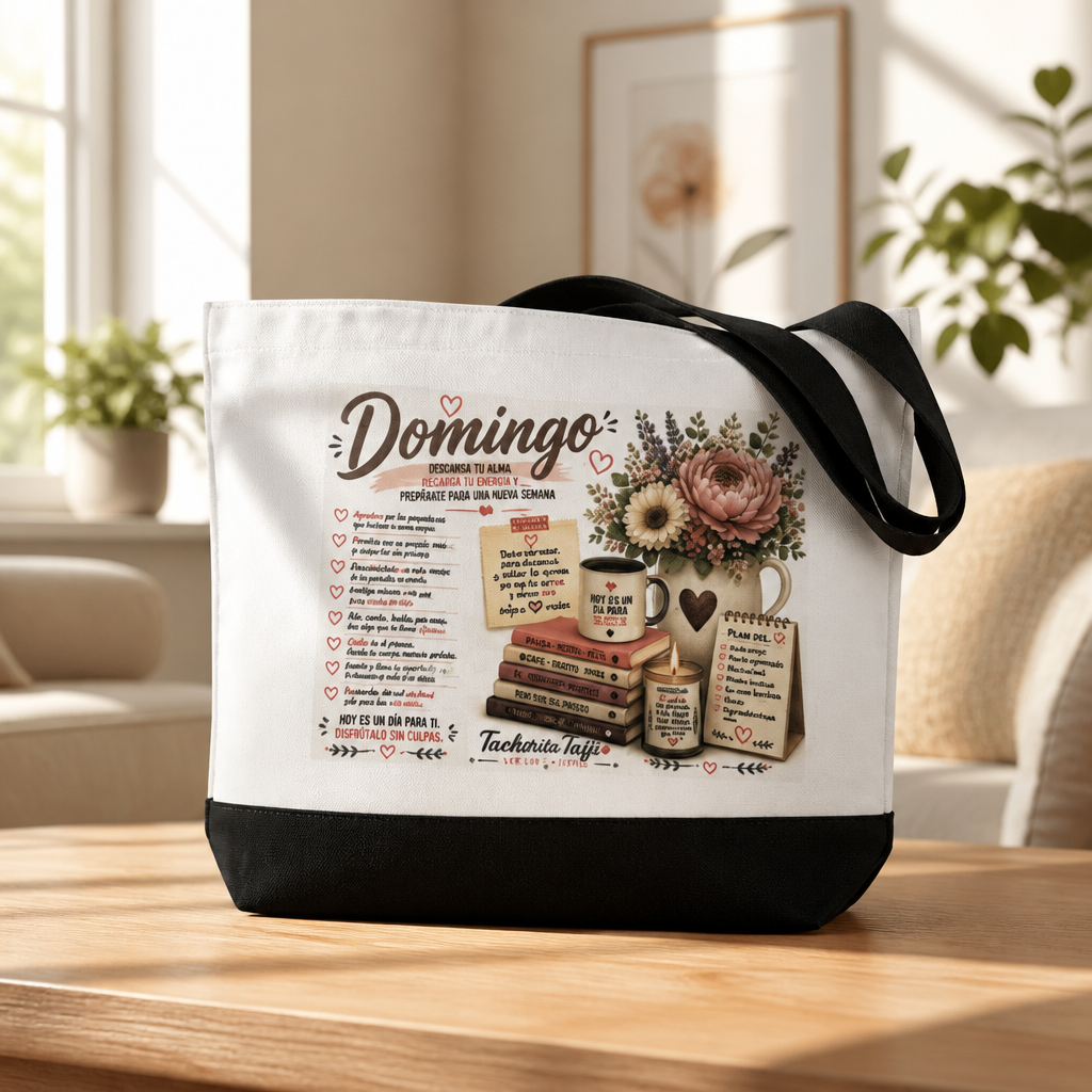 Bolsa tote “Domingo Motivación Diaria