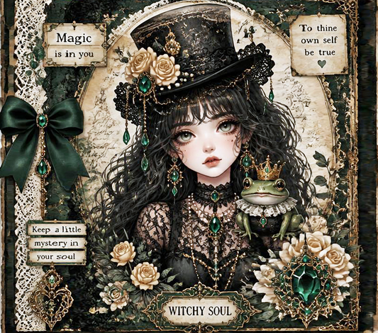 Vaso Térmico de 20 oz – “Witchy Soul (Alma de Bruja)