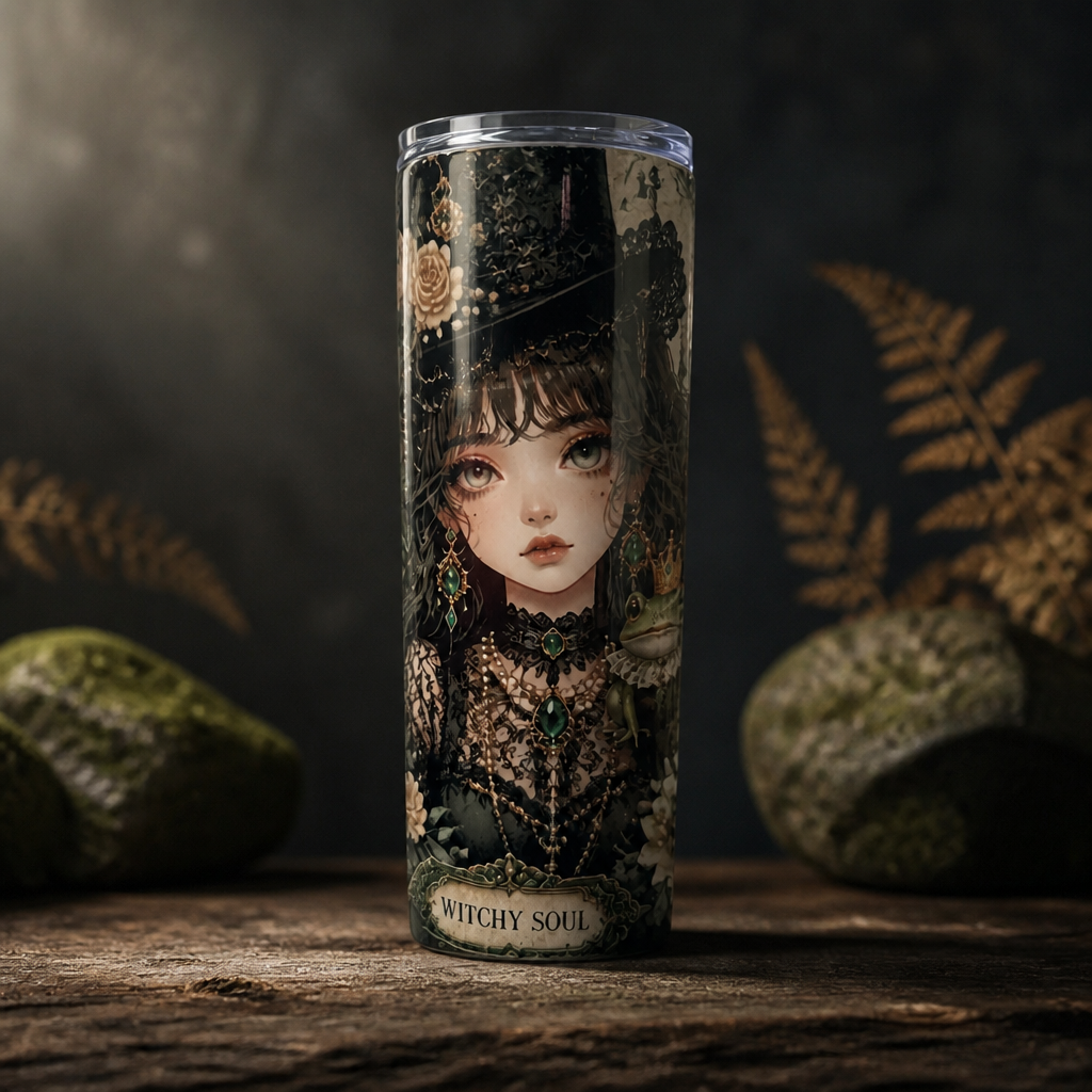 Vaso Térmico de 20 oz – “Witchy Soul (Alma de Bruja)