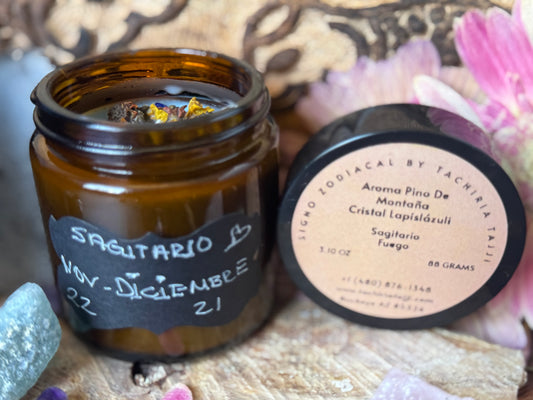 ♐   Vela Zodiacal Sagitario El Viajero Del Alma.